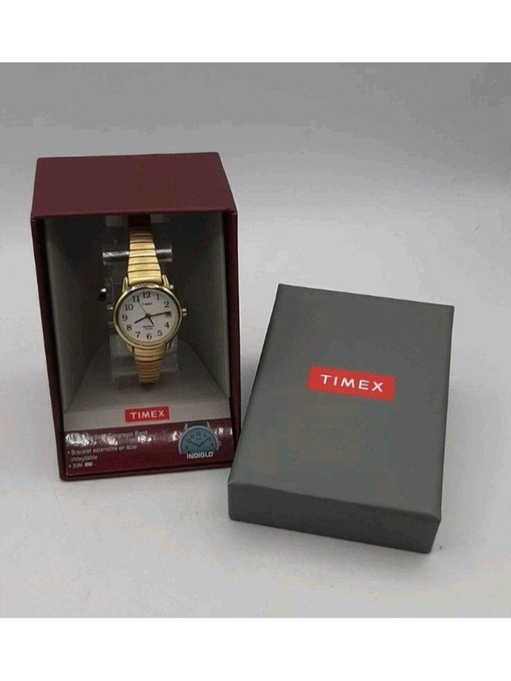 Vintage Timex Indiglo WR 30M Womens Watch Expansion Band Gold Tone New Battery